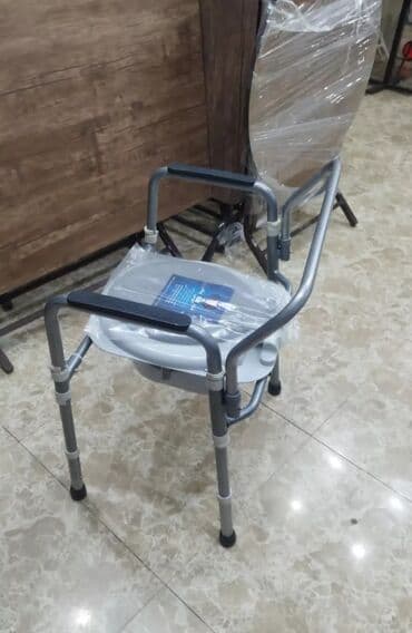 Tibbi avadanlıq: Əlil xəstələr üçün sanitar qovşağı (unitaz) 120kiloqrama qeder — 3