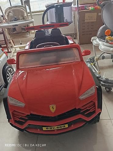 uşaq maşnı: Uşaq üçün elektrikli minik maşını – qırmızı rəng Xüsusiyyətlər: - SUV — 1