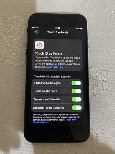 4 portlu modem: IPhone SE 2020, 128 GB, Qara, Barmaq izi, Simsiz şarj — 5