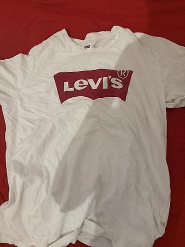 Мужская футболка, LeviS, One size, цвет - Белый — 1