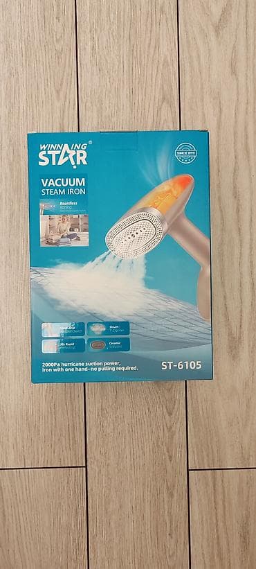 par utusu: Vacuum Steam Winning Star ST-6105 Vacuum Steam Iron – buxarlı əl ütüsü — 3
