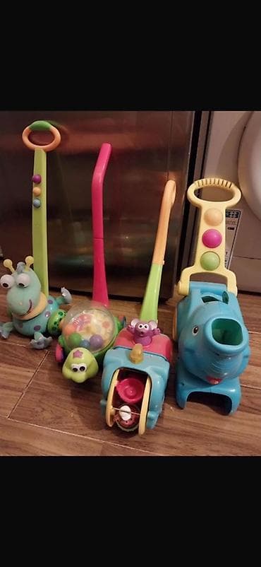 Uşaq üçün itəli-gəzdirici oyuncaqlar dəsti - 4 ədəd itələmə tipli — 1