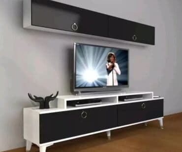 тв стенды в баку: Новый, Угловой ТВ стенд, С полками, Ламинат, Азербайджан — 1