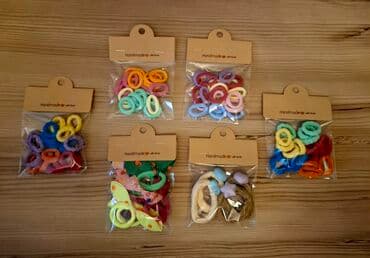 Üz kremləri və serumları: Məhsul: Əl işi saç aksesuarları dəstləri Təsvir: - “Handmade with — 1