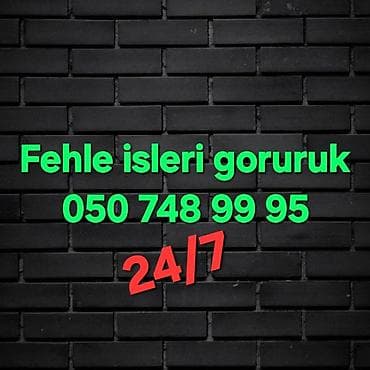 Fehle isleri goruruk. 2 neferik. ise baxib razilasib isleyirik.Xirda