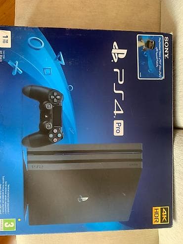 playstation işlənmiş: PlayStation 4 Pro (PS4 Pro) oyun konsolu – 4K HDR dəstəyi ilə - — 8