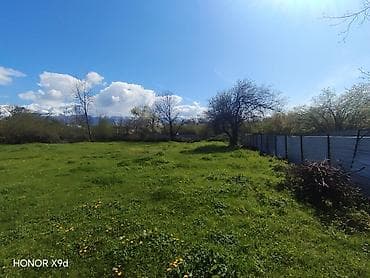 Satış üçün torpaq sahəsi - Yaşıl, düz relyefli geniş sahə; ətrafı