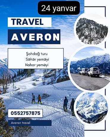 Şahdağ turu 📅 Tarixlər: 01.02.2026 💰 Qiymətlər: 🔸 Ekanom paket 20 Azn