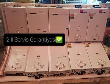 Su qizidirciliari 99 azndan bawlayan qiymetlerle 2 il zemanet verilir