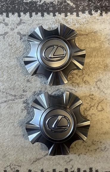 disk kalpaklar: Lexus təkər mərkəz qapaqları (2 ədəd) - Orijinal Lexus loqolu mərkəz — 1