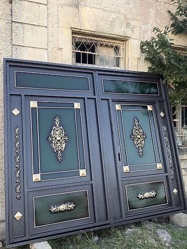 qapi darvaza: Yeni Dəmir Həyət darvazası, Yana açılan, 296 m, Mexaniki, Qapı ilə, Kredit var, Ödənişli quraşdırma, Ünvandan götürmə, Ödənişli çatdırılma, Rayonlara çatdırılma — 2