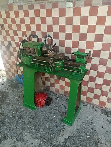 perda: Metall üçün kiçik ölçülü torna dəzgahı - Universallıq: mil, flanş — 1