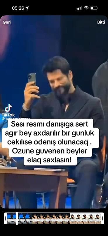 Xidmət: Çəkiliş üçün kişi səs aktyoru axtarılır Təsvir: - Video