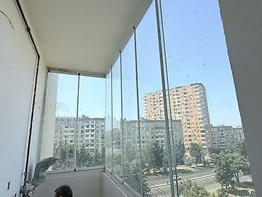 Балконы: Cam balkon sistemi Hündürlük 2 metr uzunluq 9.60 metr - Çərçivəsiz — 1
