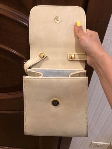 qaşlı çanta: Yenidir,temiz deridir — 5