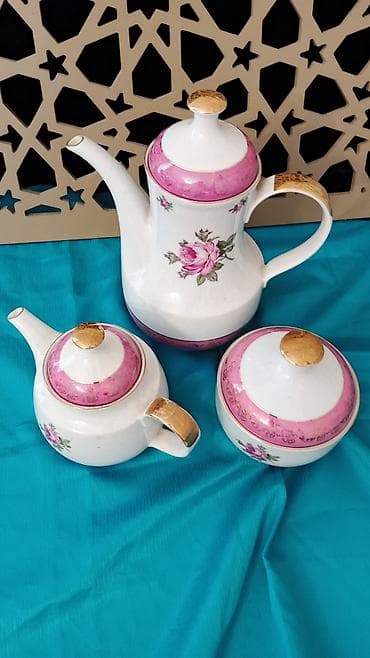 роза гулдор: Чайный набор, цвет - Белый, Фарфор — 3