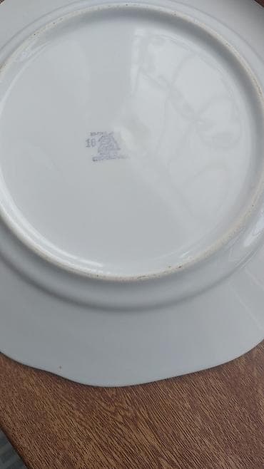 şekille: Nahar dəsti, rəng - Sarı, Farfor, Bohemia, 12 nəfərlik — 9