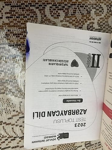 Testlər: Məhsul: Abituriyent – İngilis dili Test Toplusu (II Hissə)((•hamısı — 3