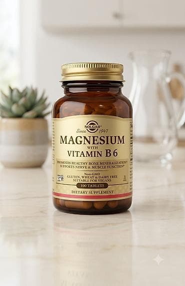 is kurtkasi: 🇺🇸 ABŞ istehsalı – Solgar Magnesium with Vitamin B6 💊 Solgar 1947-ci — 1