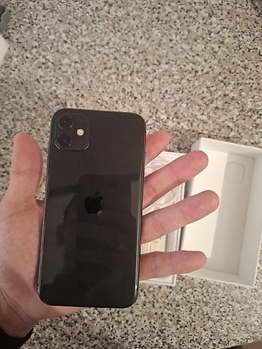 iphone qeydiyatsiz: IPhone 11, Qara, Face ID — 3