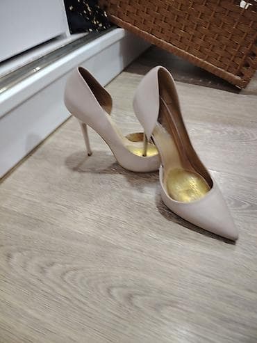 deri gödekceler: Baletkalar, Elle, Ölçü: 39, rəng - Qəhvəyi, İşlənmiş — 1