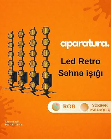 Led Retro Səhnə İşığı Klassik retro görünüşü müasir LED texnologiyası lalafo.az -da Led Retro Səhnə İşığı Klassik retro görünüşü müasir LED texnologiyası