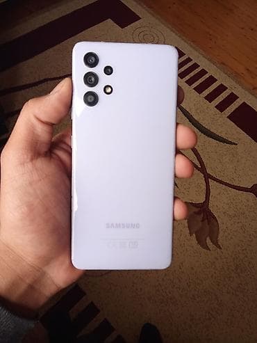 samsung a70 orjinal ekran: Samsung Galaxy A32, 64 GB, rəng - Bənövşəyi, Sensor — 1