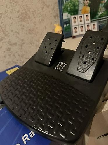 sur mikrofon: QEOME oyun sükan dəsti - Vibrasiya funksiyalı sükan: real sürüş hissi — 5