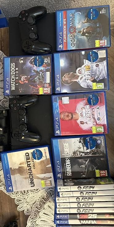 Xbox Series S: Komplekt dest 800azn Ps4 fat 2tb 13.02 versya 1org pult Ps4 fat 1tb — 1