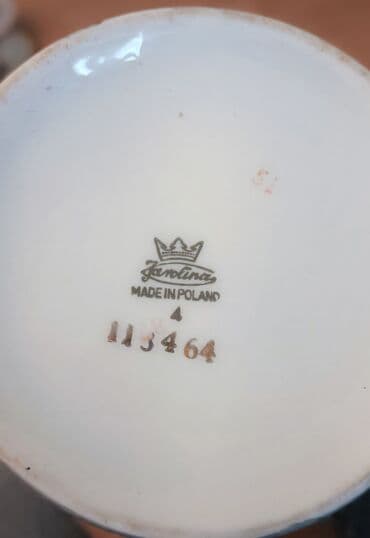 kahla made in gdr: Qəhvə dəsti, Keramika, 12 nəfərlik, Polşa — 2