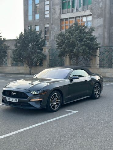 inci aku: Ford Mustang kabriolet- 2017– geniş salonlu, 4 yerlik açıq tavanlı — 7