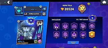 Digər: Brawl Stars oyun hesabı - Kupa yolu: təxminən 20.5K+ — 2