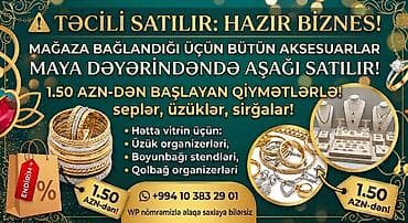 random hesab az: Təcili satılır: hazır aksesuar biznesi üçün böyük seçim! Mağaza — 1