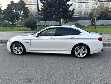 faw oley 2013: BMW 5 Series (F10) sedan – ağ rəng, M paketli eksteryer Xüsusiyyətlər — 5