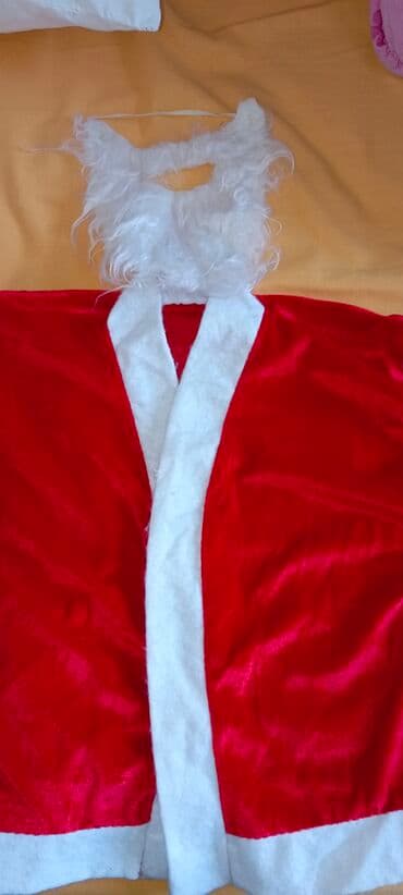 uşaq akvaşuzlar: Yeni il üçün Şaxta Baba kostyumu dəsti Komplekt: - Qırmızı üst geyim — 2