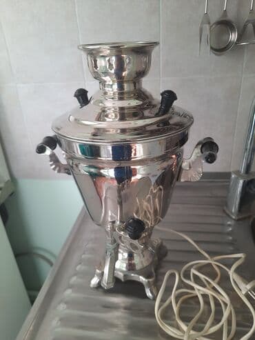 qedimi simavar: İşlənmiş Elektrik Samovar, 3 l, Ünvandan götürmə — 1