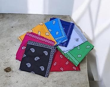 Çantalar: Bandana – çoxrəngli, naxışlı - Material: yumşaq, nəfəsalan parça — 2