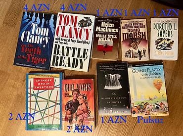 İngilis Kitabları Ayrı ayrı qiymətlər şəkildə yazılıb. İşlənmiş amma lalafo.az -da İngilis Kitabları Ayrı ayrı qiymətlər şəkildə yazılıb. İşlənmiş amma