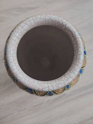 kohnə pullar: 🏺 Yapon Satsuma vazası – əl işi, 1950-ci illər Əl ilə çəkilmiş gözəl — 7