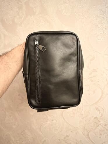 dəri kişi cantaları: Çiyin çantası, Yeni — 9