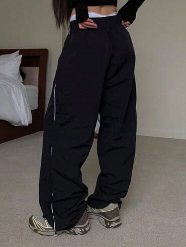 зеленые мужские спортивные костюмы: Брюки, XL, цвет - Черный — 2