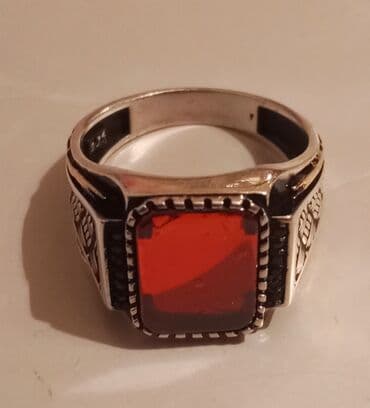 Aksesuarlar: Üzük, Gümüş, 958 Əyar, Əqiq — 4