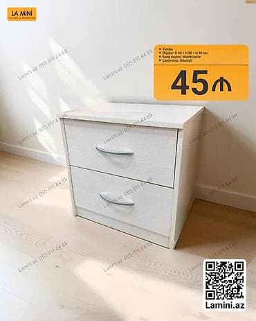skamya sekilleri: Tumba – lakonik və minimalist dizayn - Ölçülər: D 40 × H 50 × U 40 sm — 1