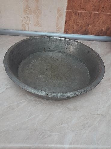 parca kesen: Mis xəmiraçma tepsisı (sini) - Material: qalın mis - Forma: dairəvi — 1