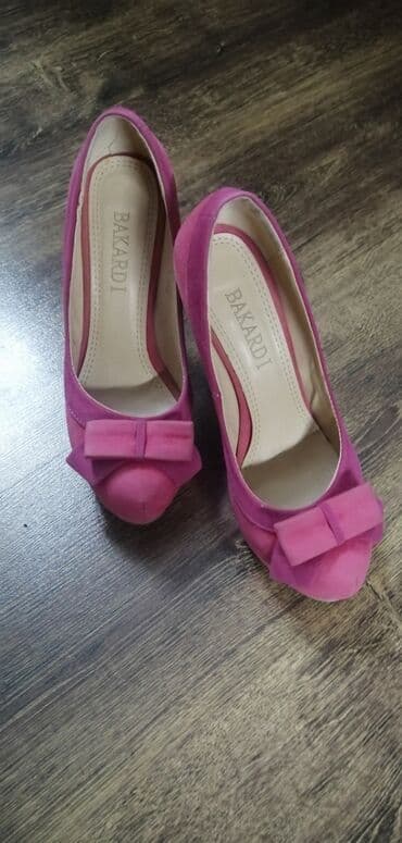 Tuflilər: Tuflilər, Ölçü: 36, rəng - Çəhrayı, İşlənmiş — 1