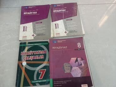 1ci hissələr - 3Azn, çalışma kitabı -2Azn, 8ci sinif- 2Azn. Metrolara