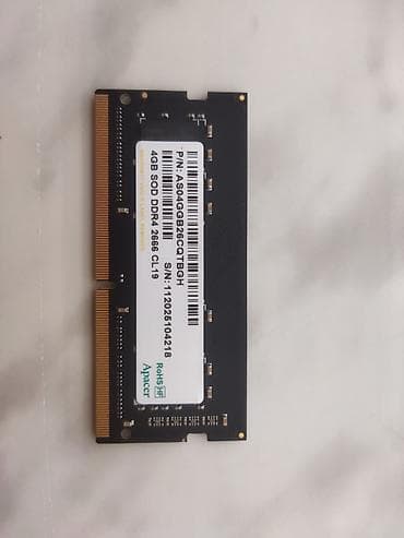 2 el playstation 5: Operativ yaddaş (RAM) Apacer, 4 GB, 2666 Mhz, DDR4, Noutbuk üçün — 1