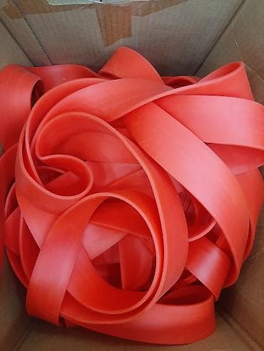 Lateks elastik rezin lentlər (qırmızı və sarı) Məhsul təsviri: -