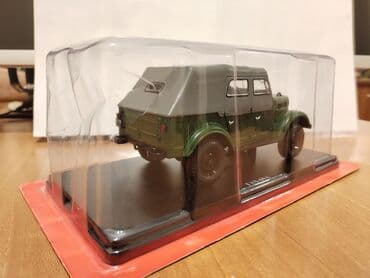 1 43 modelka: Kolleksiya üçün model avtomobil – GAZ-69 (hərbi-yaşıl rəngdə) - — 2