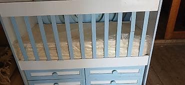 Oğlan və qız üçün, Dördbucaq, Beşik, Matras ilə, Yellənmə mexanizmsiz — 1